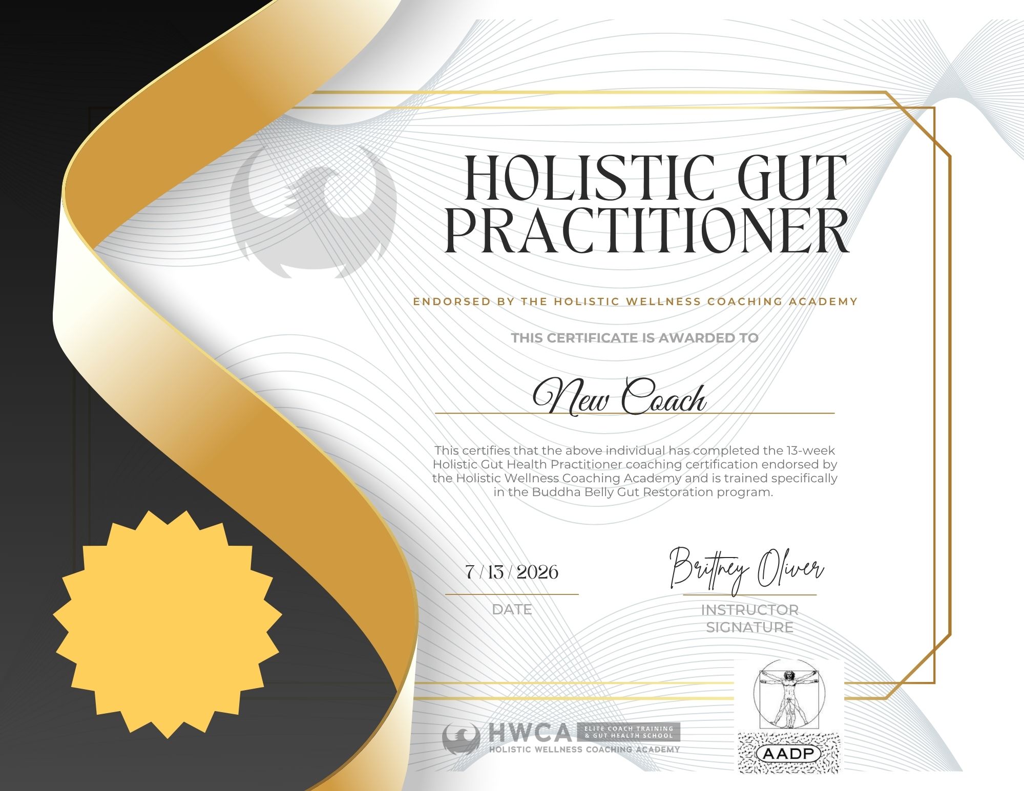 HWCA certification of completion awarded to graduating coaches